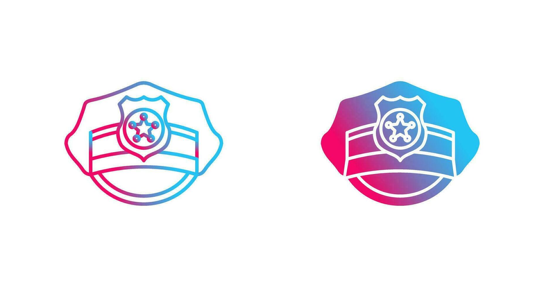 Police Hat Vector Icon