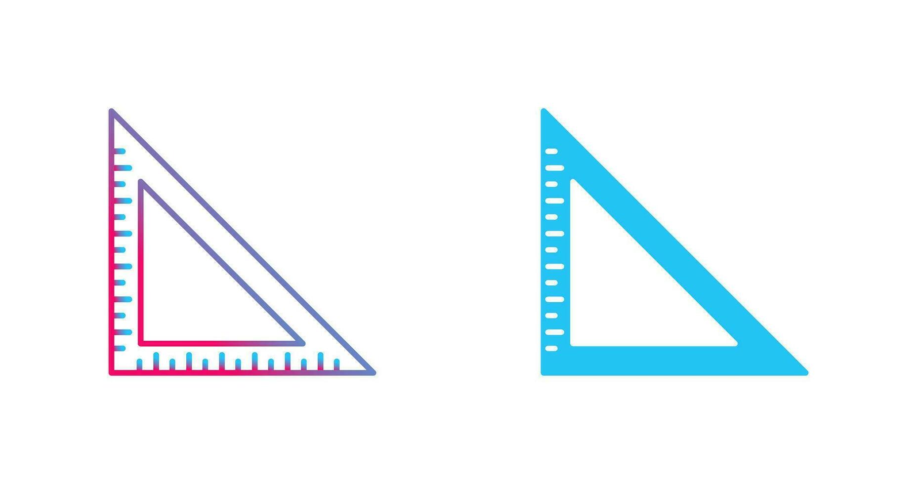 Set Square Vector Icon