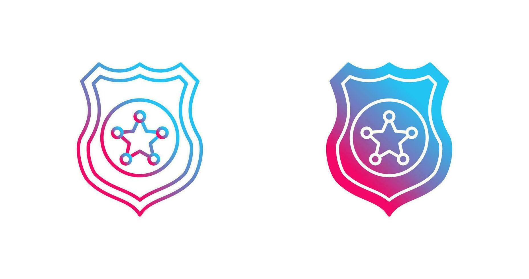 Police shield Vector Icon