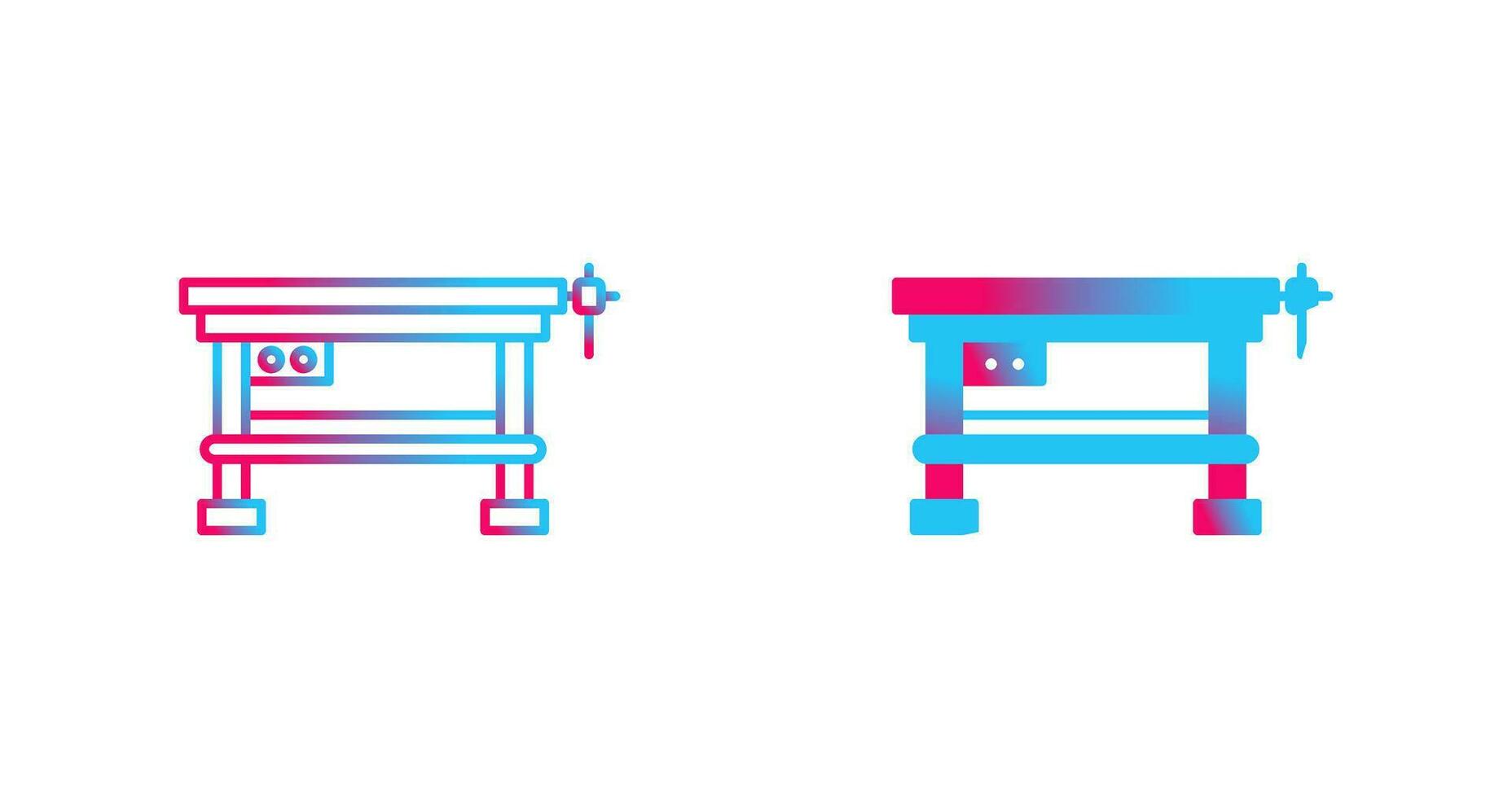 Work Bench Vector Icon