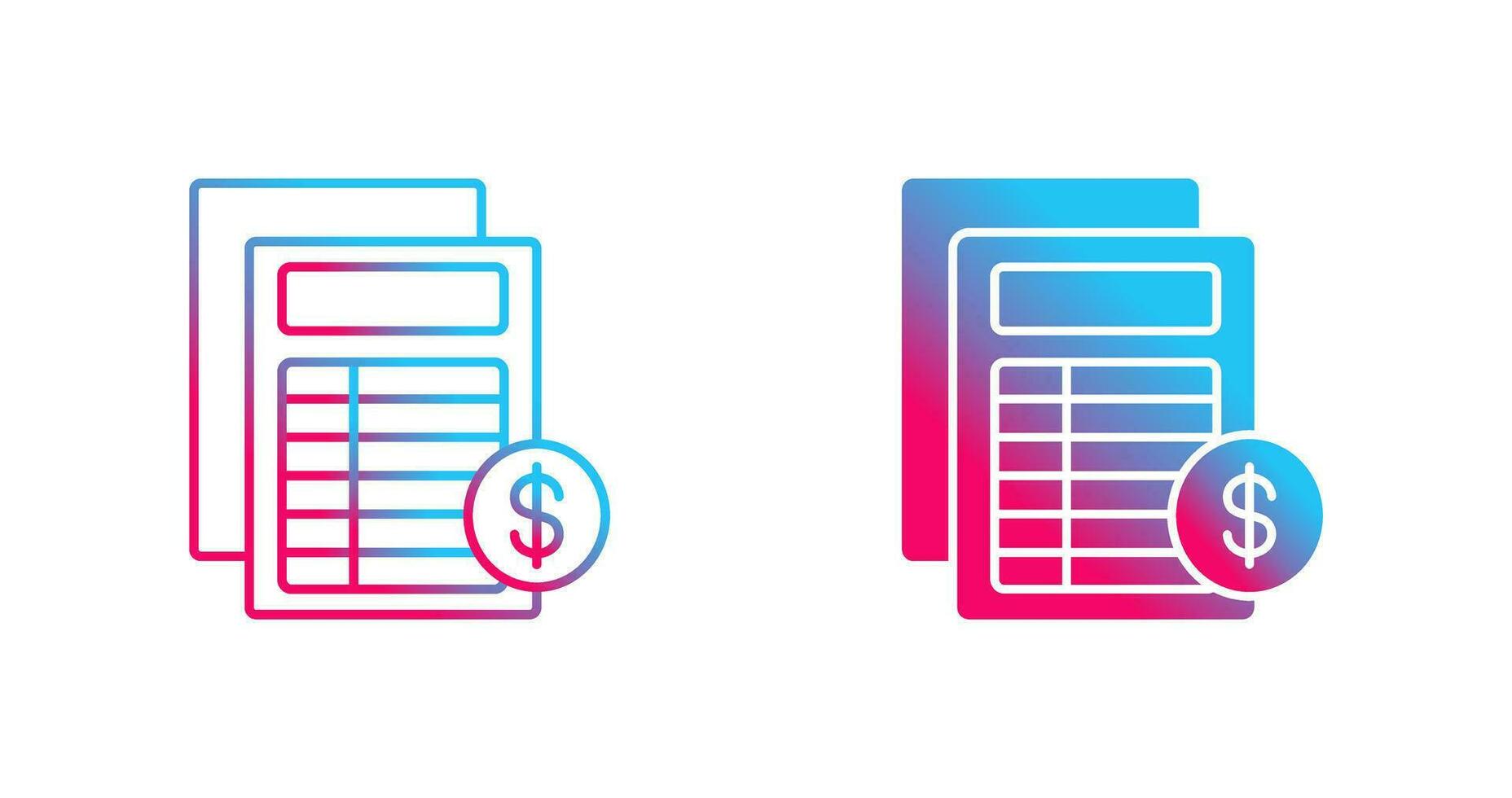 Invoice Vector Icon