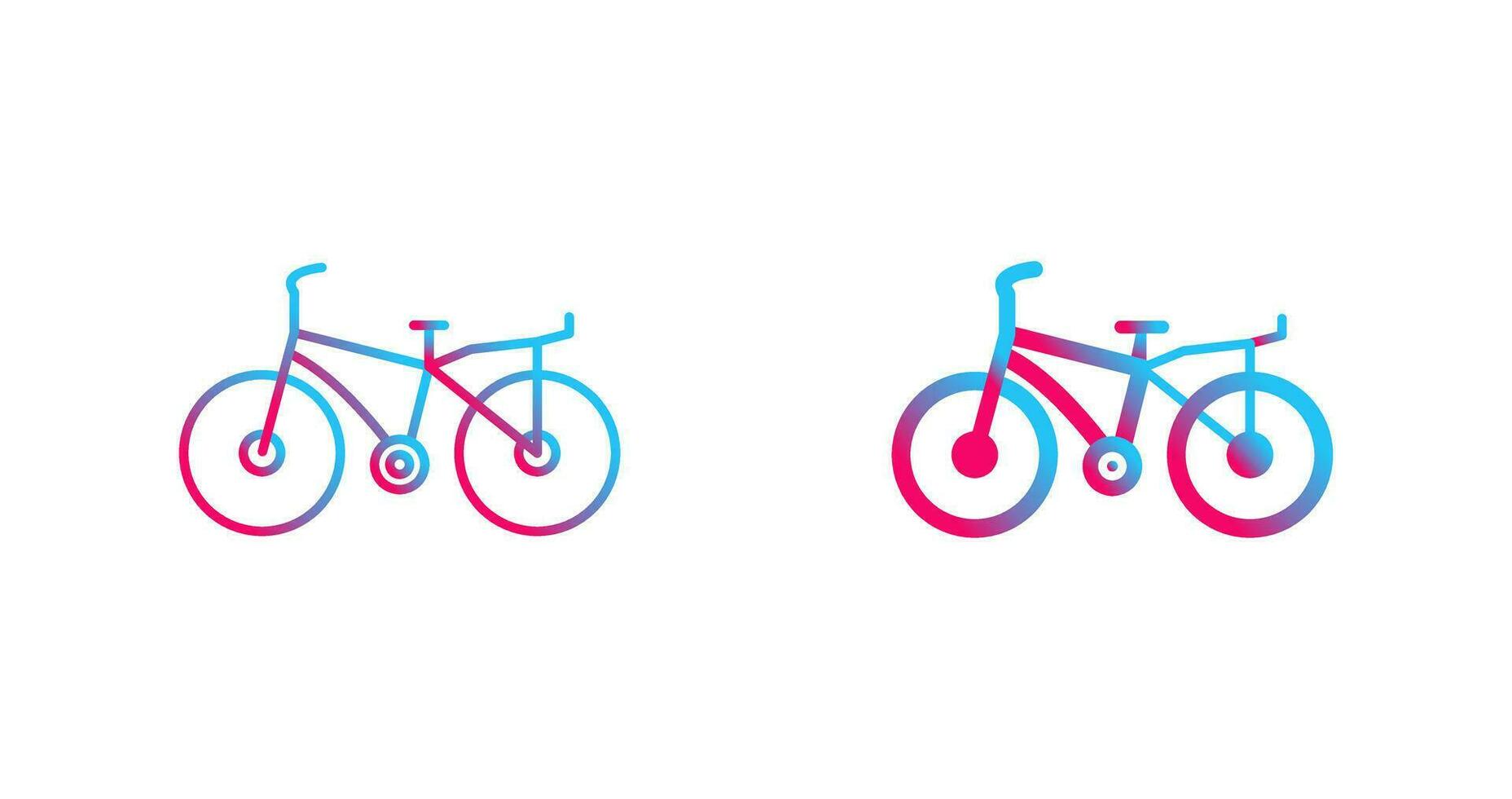 icono de vector de bicicleta