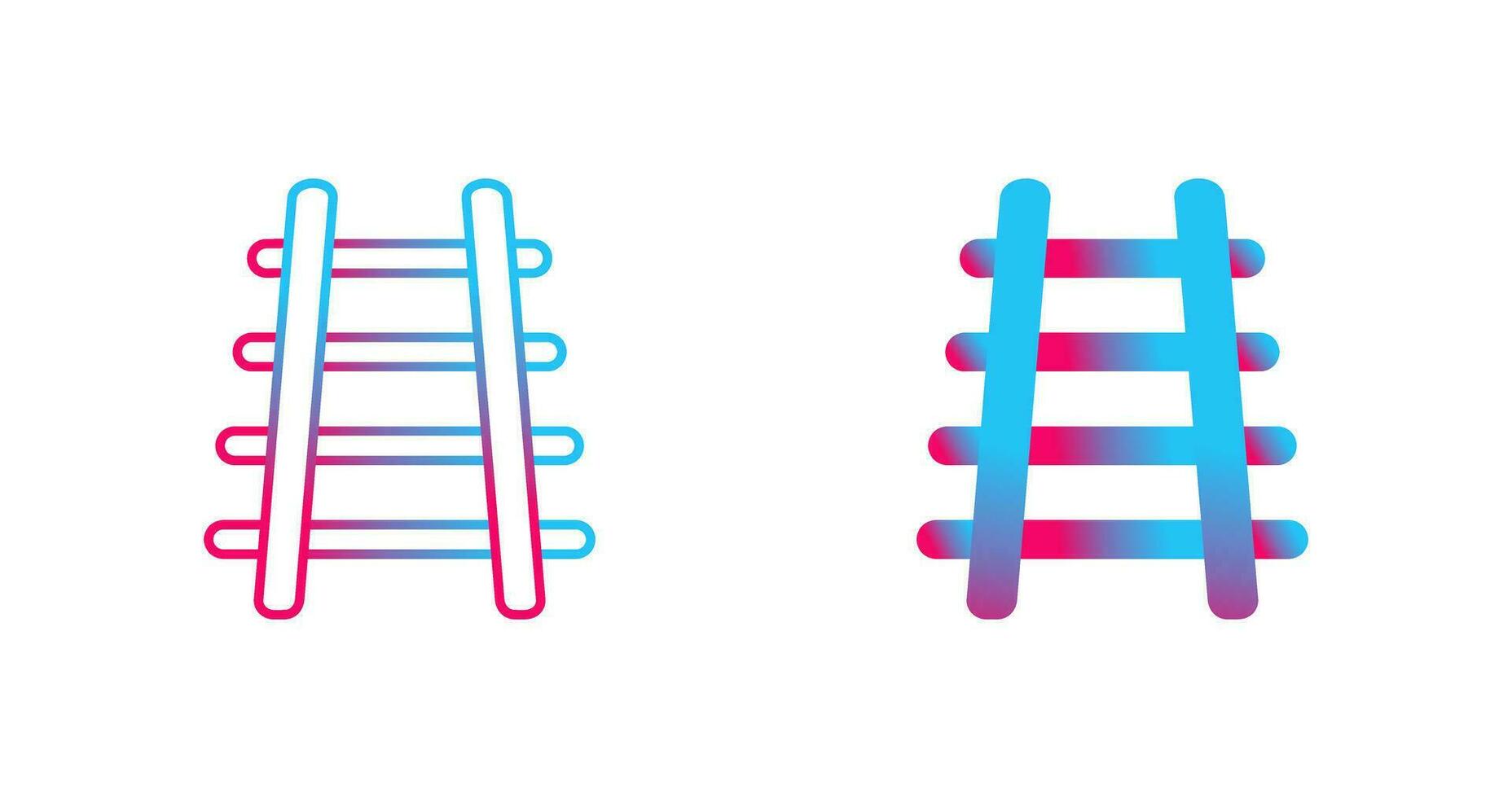 Train Tracks Vector Icon