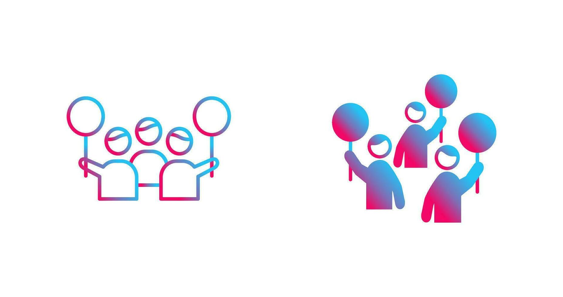 Protest Vector Icon