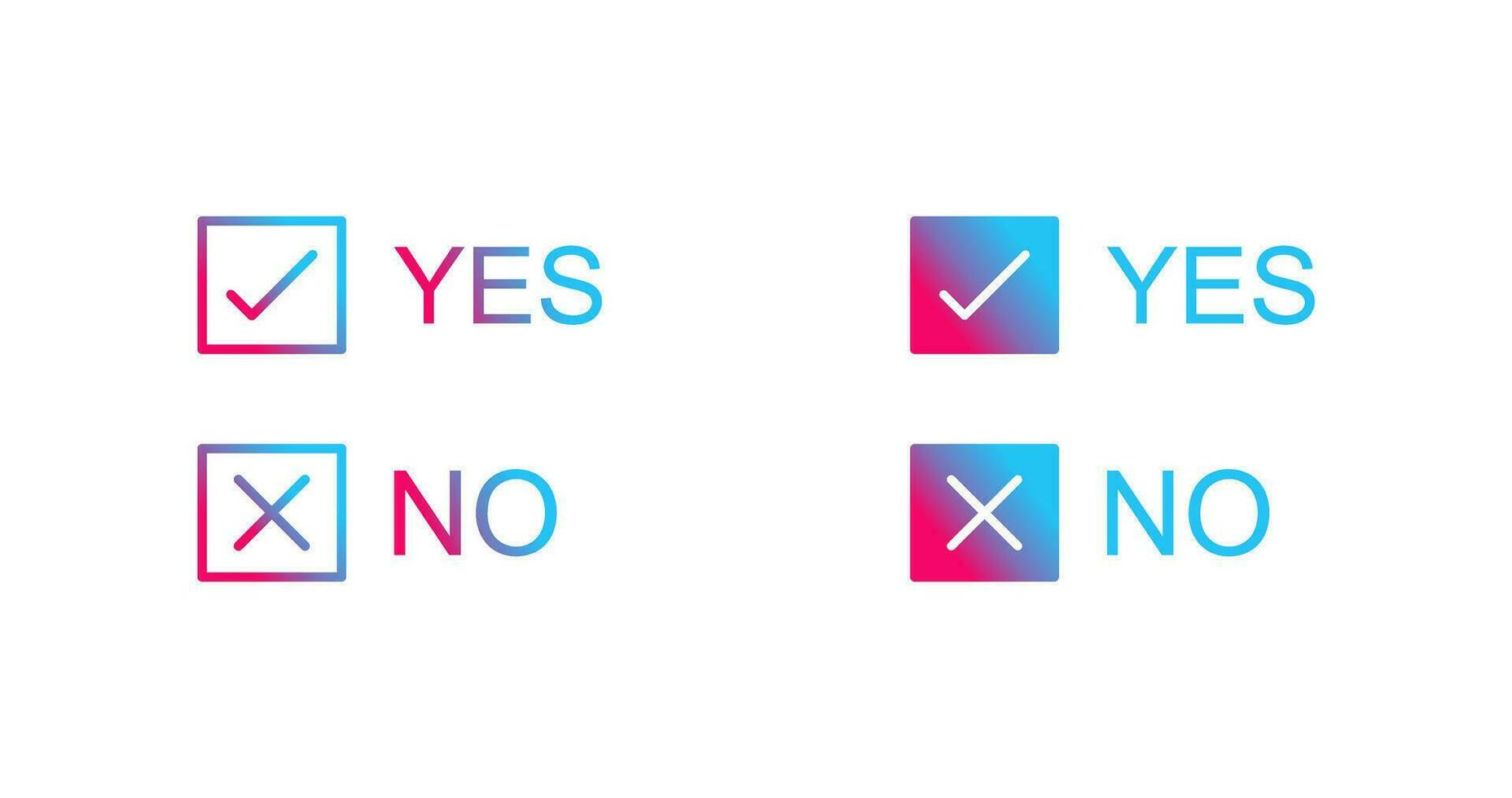 Yes No Option Vector Icon 25290902 Vector Art at Vecteezy