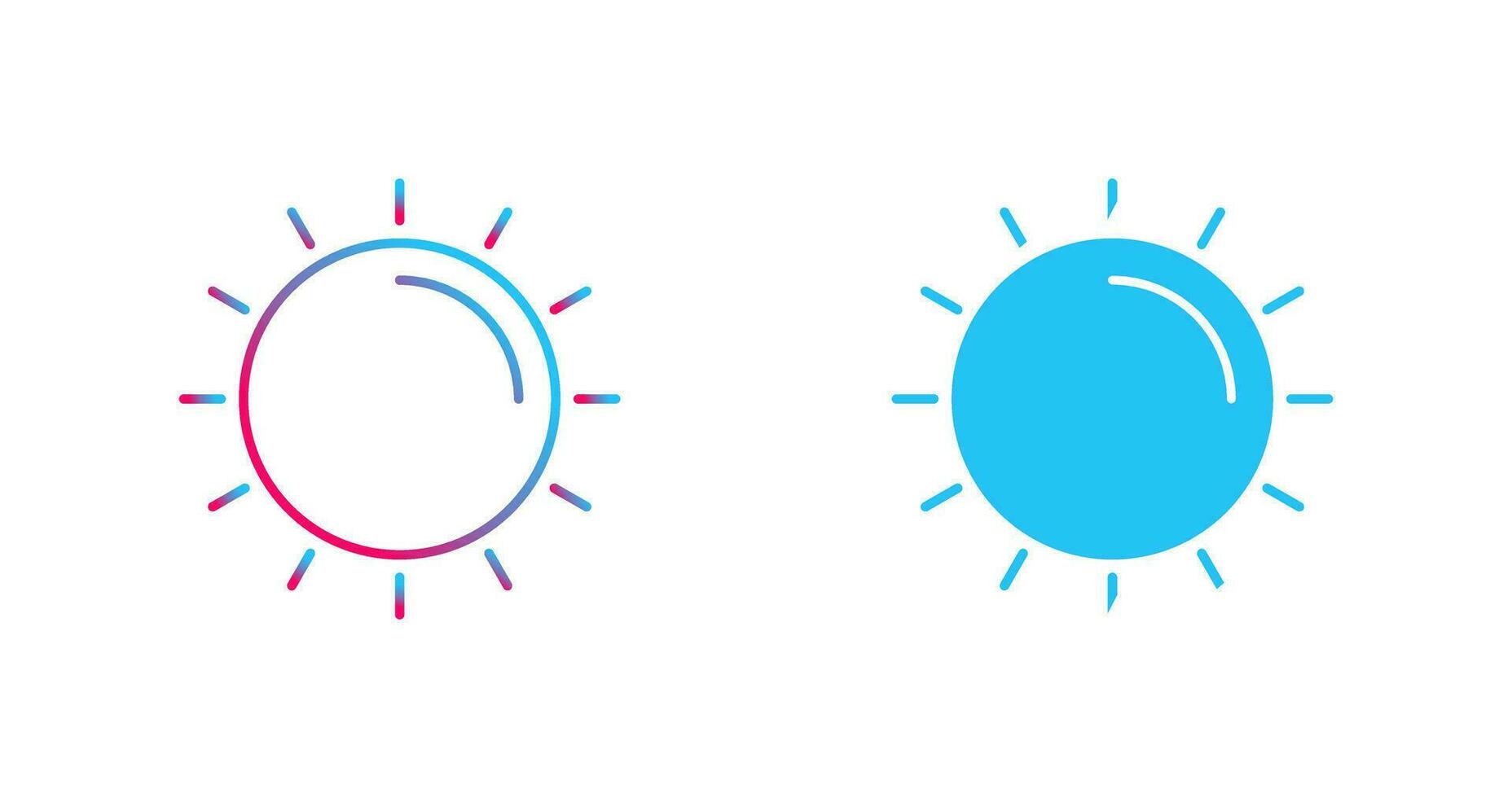 Sun Vector Icon