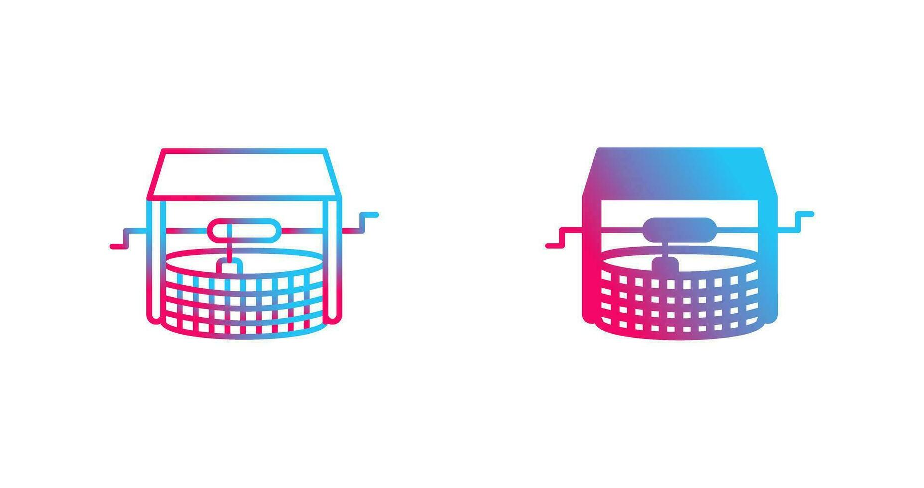 Water Well Vector Icon
