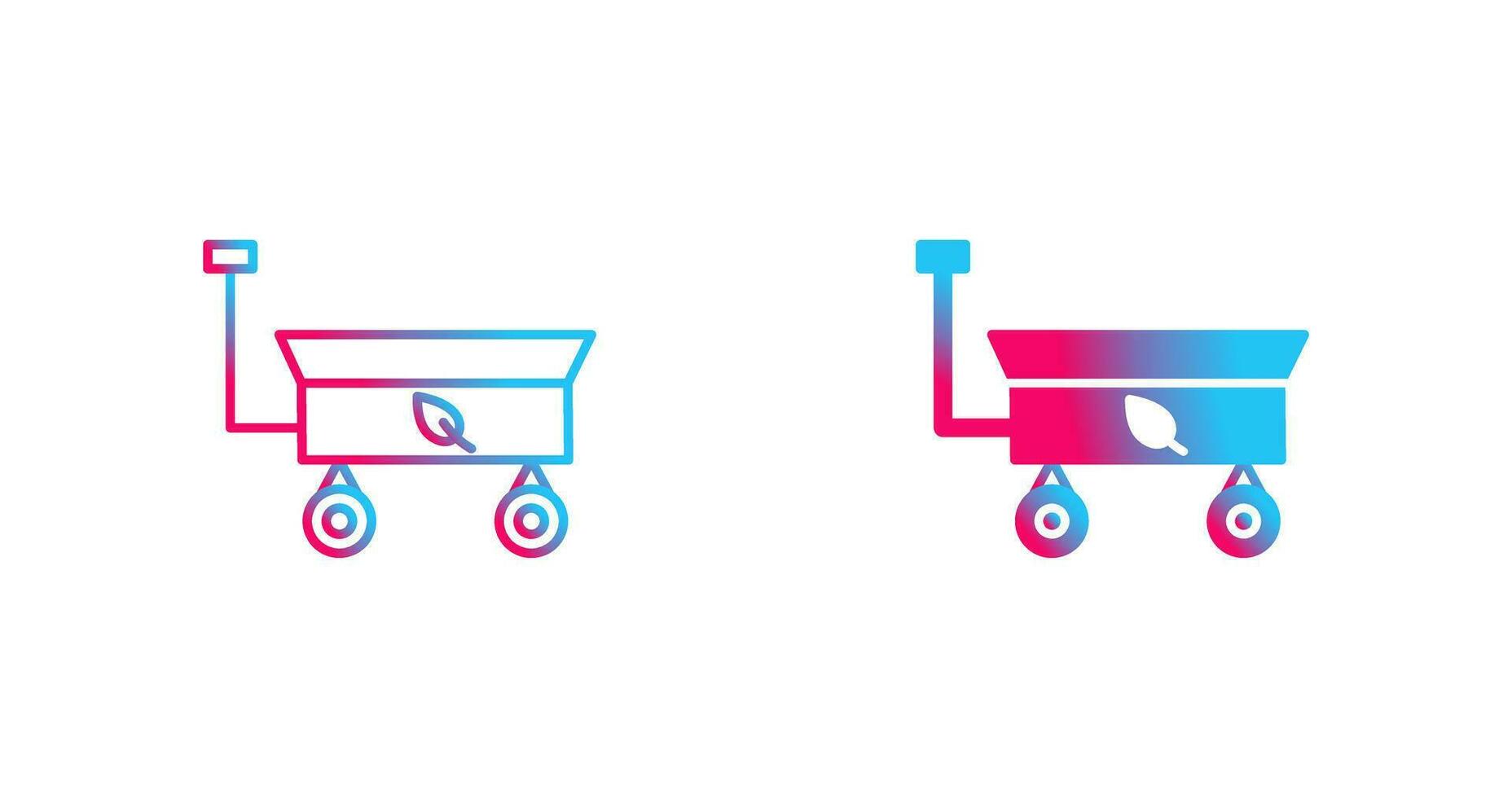 Garden Cart Vector Icon