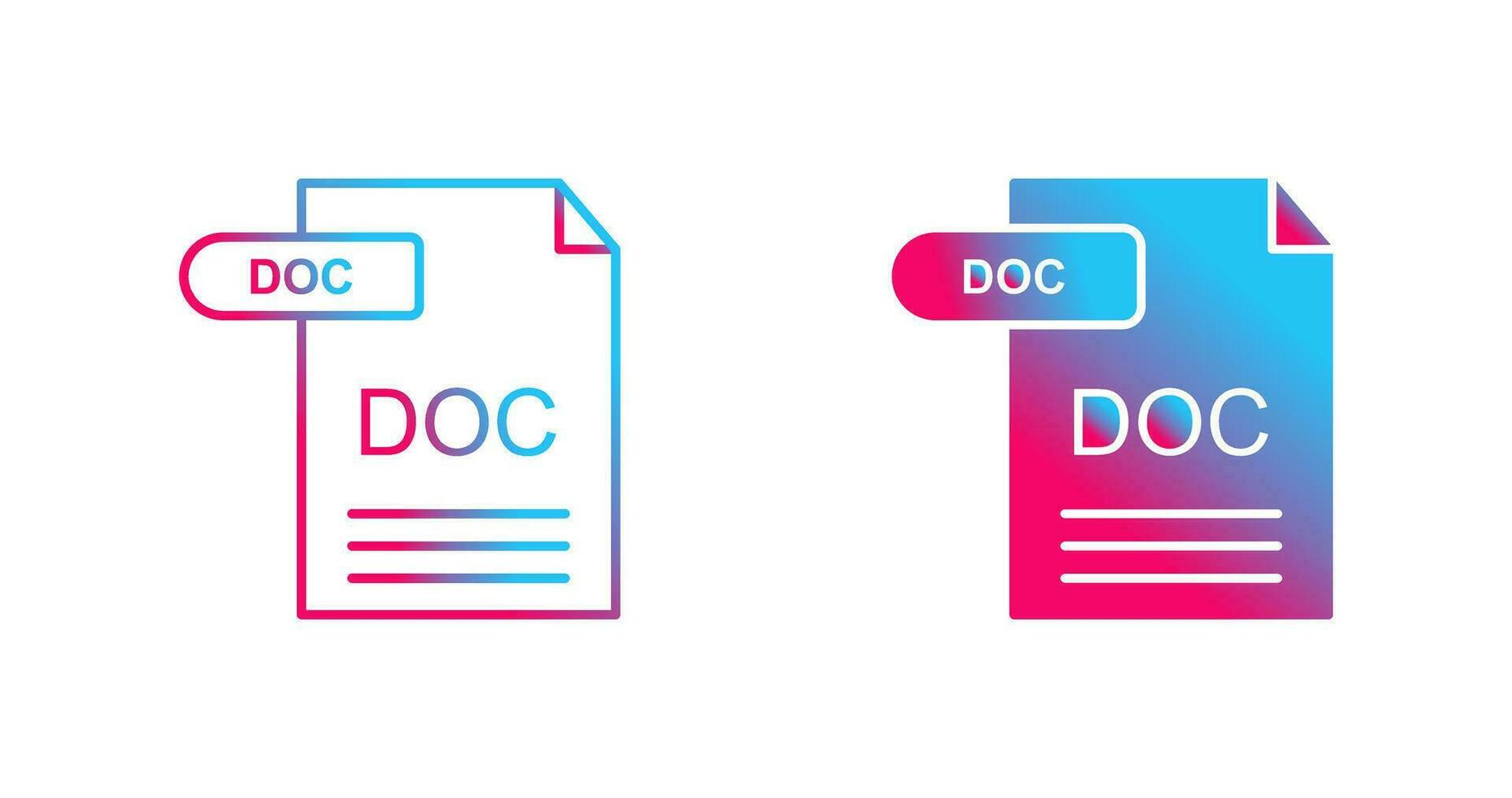 DOC Vector Icon
