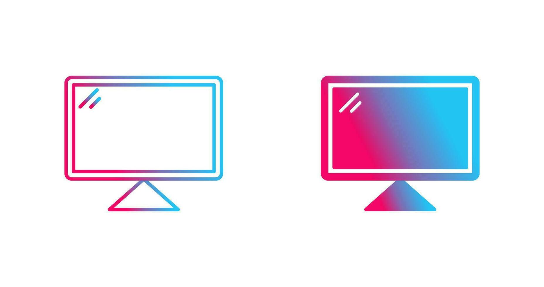 Computer Vector Icon