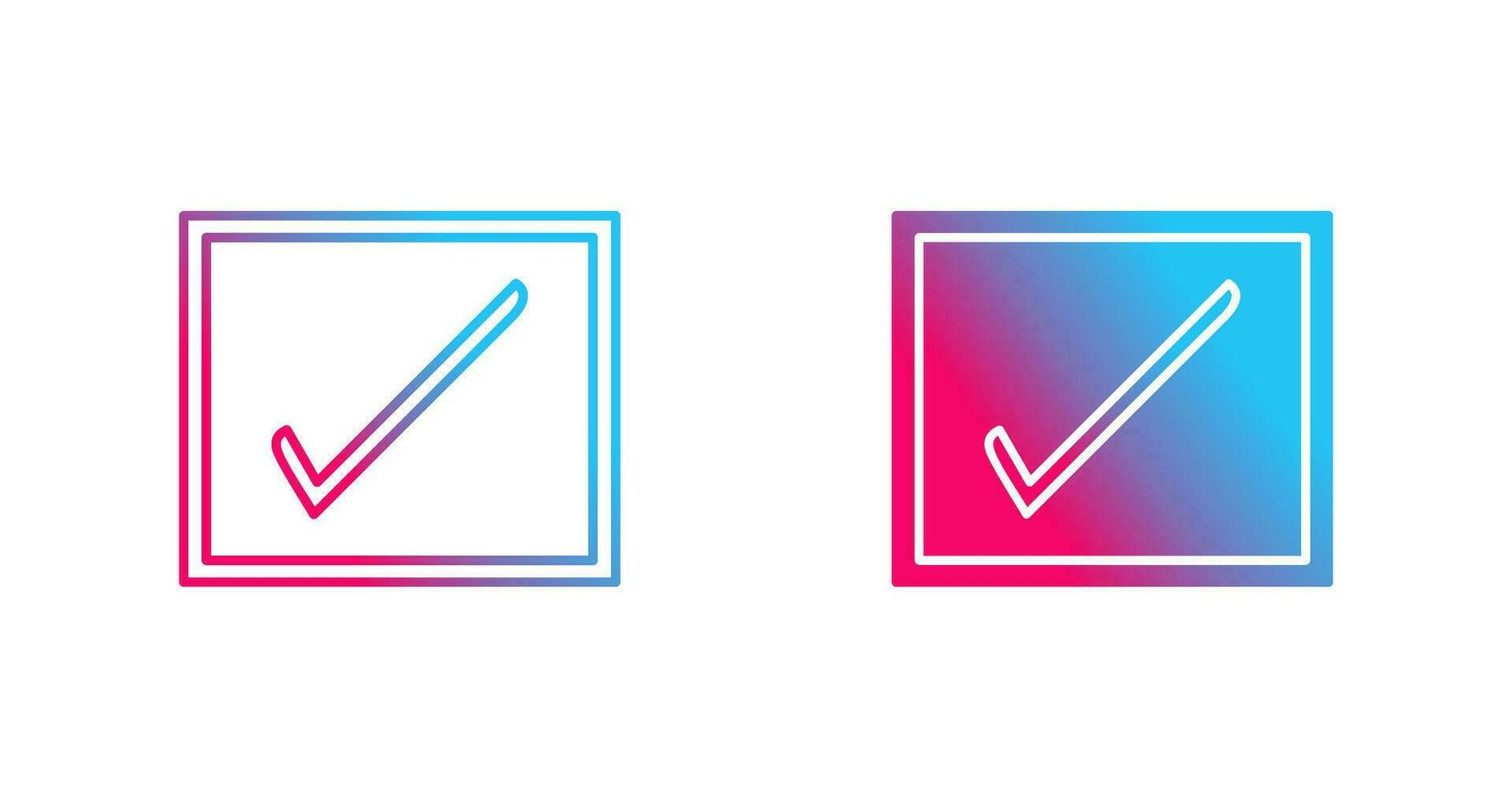 Checkbox Vector Icon