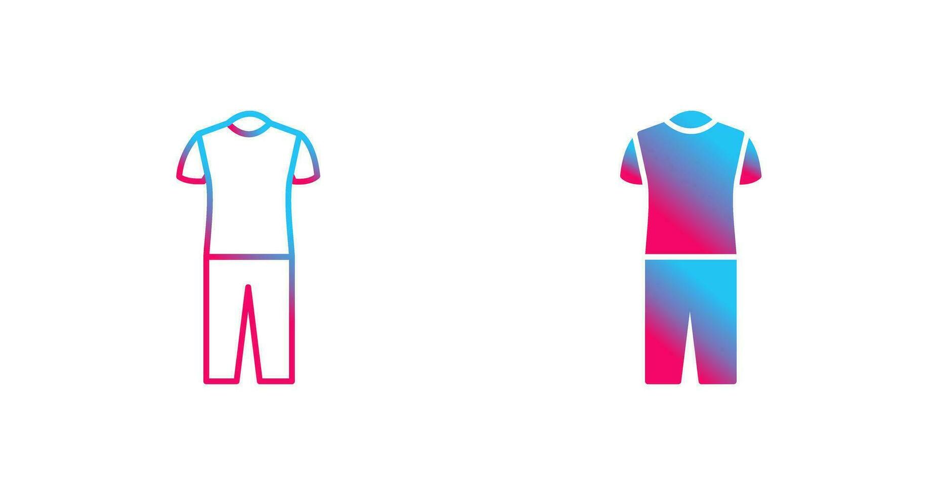Pyjamas Suit Vector Icon