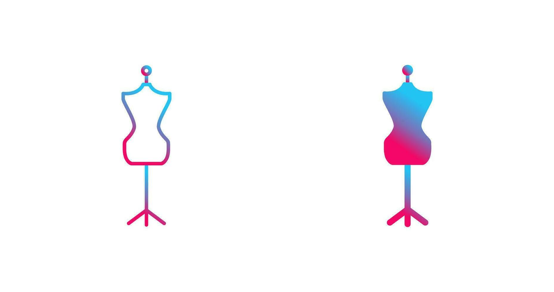 Dress Holder Vector Icon