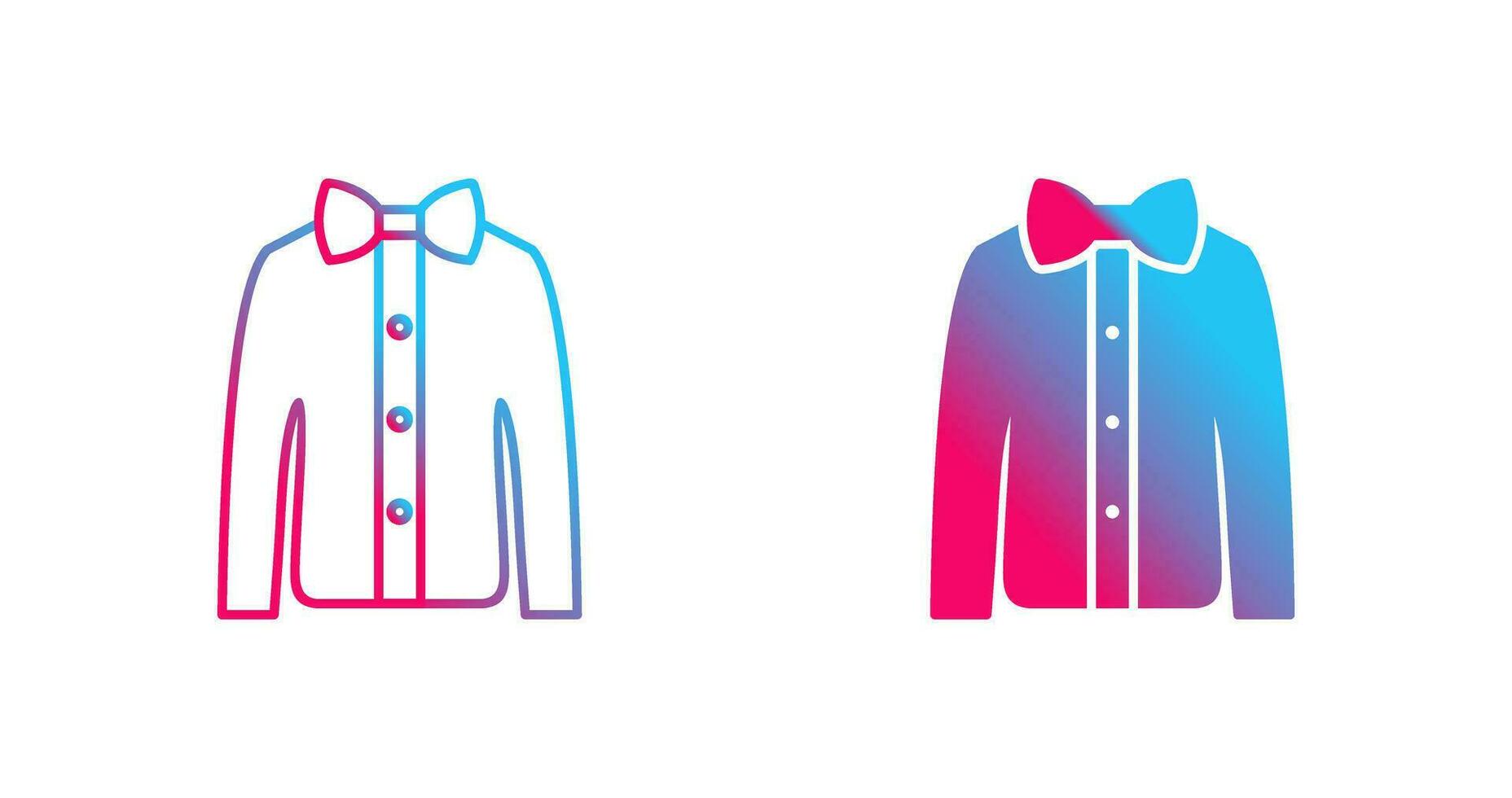 Shirt with Bow Vector Icon