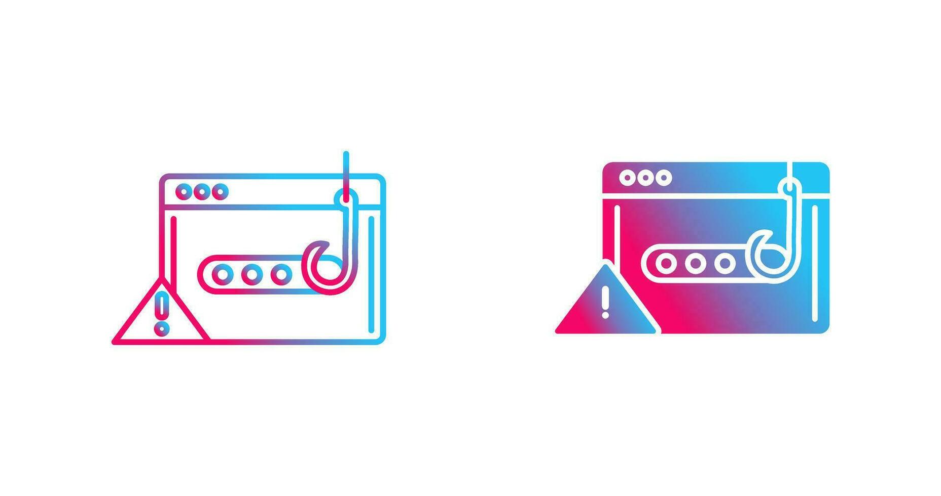 Phishing Password Vector Icon