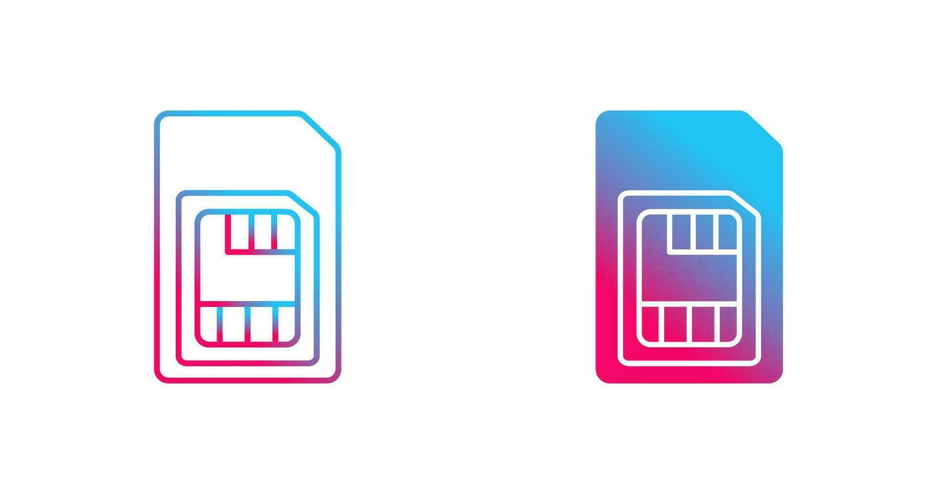 Sim Card Vector Icon