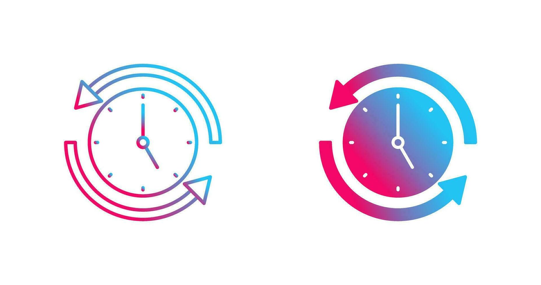 Run Time Vector Icon