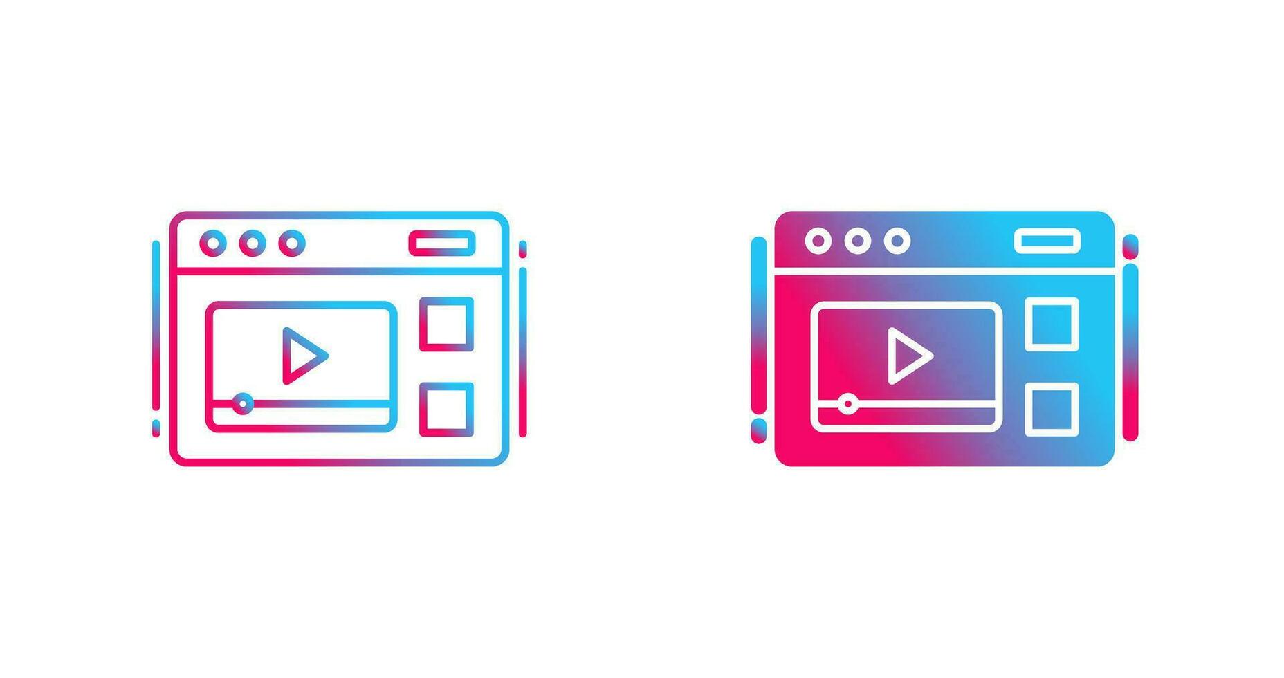 Video Vector Icon