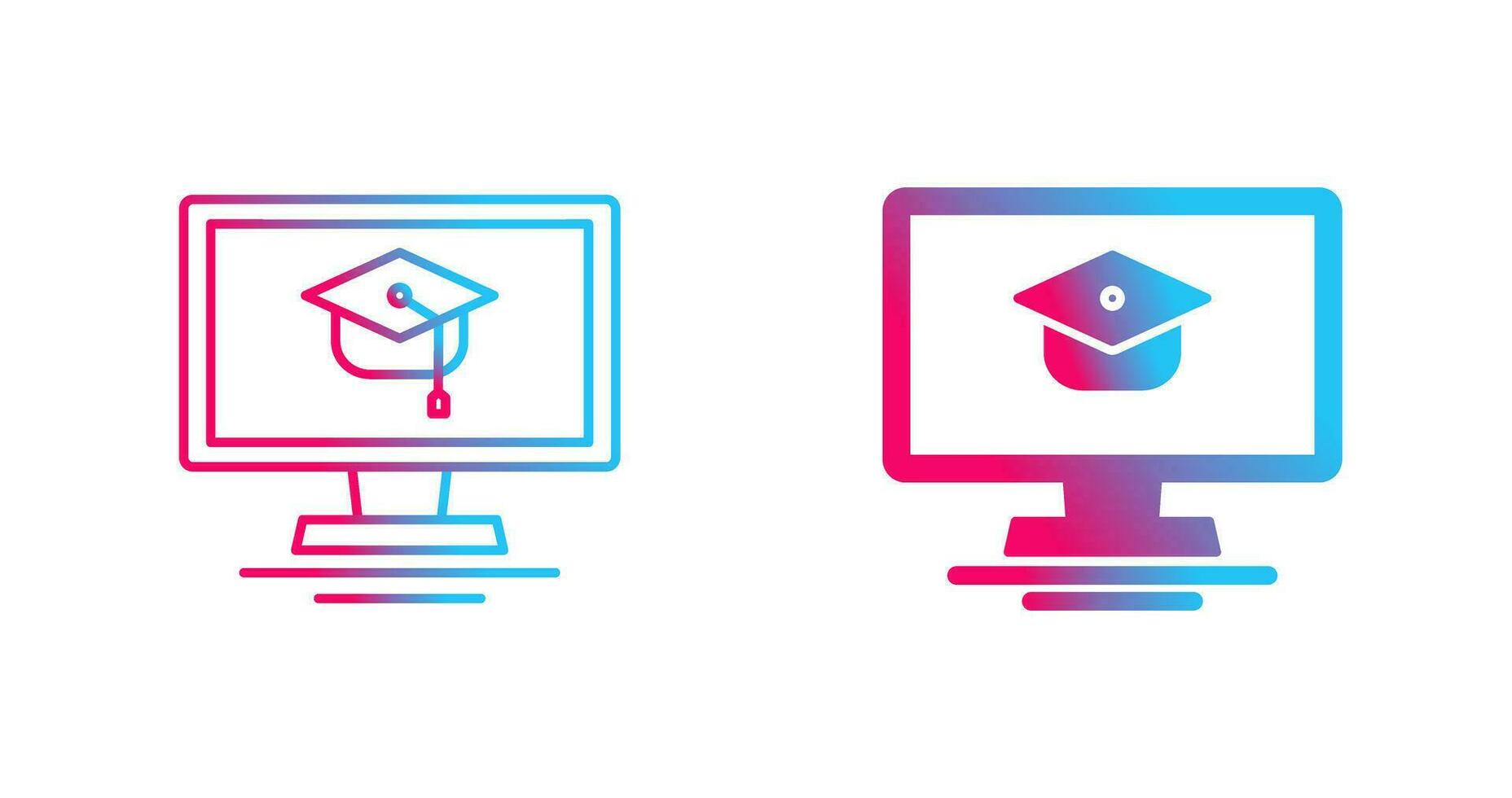 Online Course Vector Icon