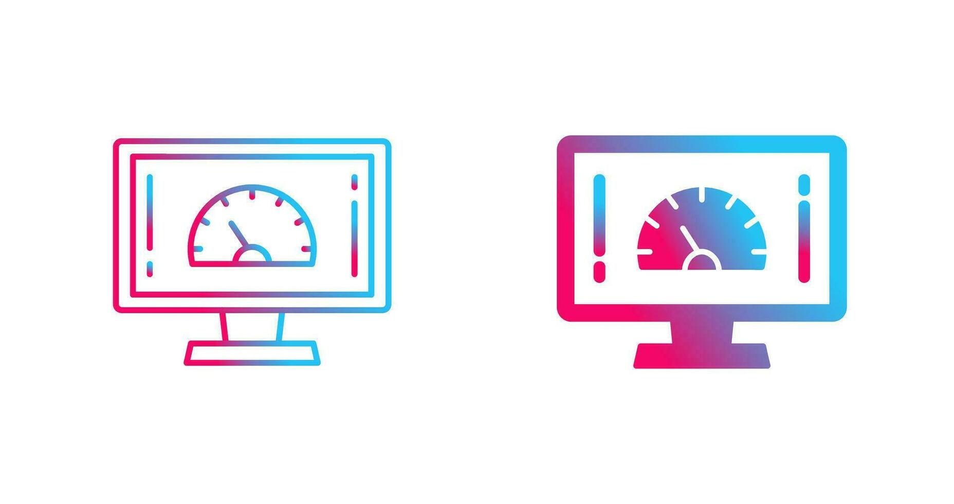 Speed Test Vector Icon