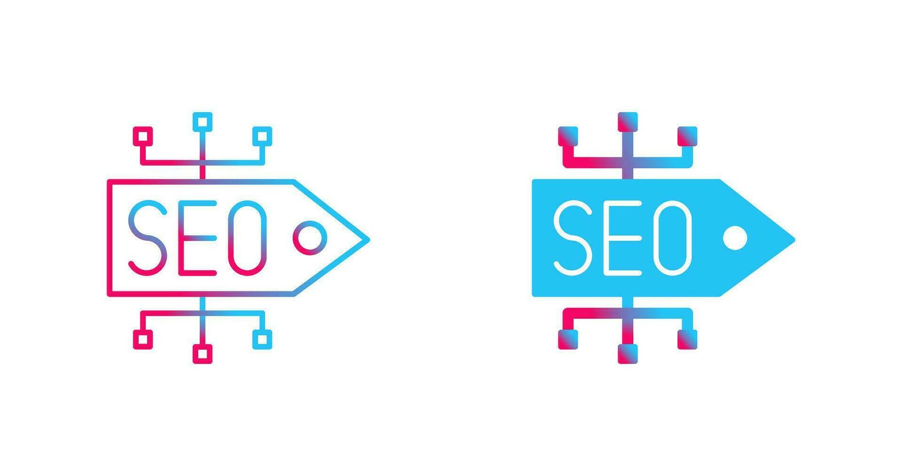 SEO Tag Vector Icon