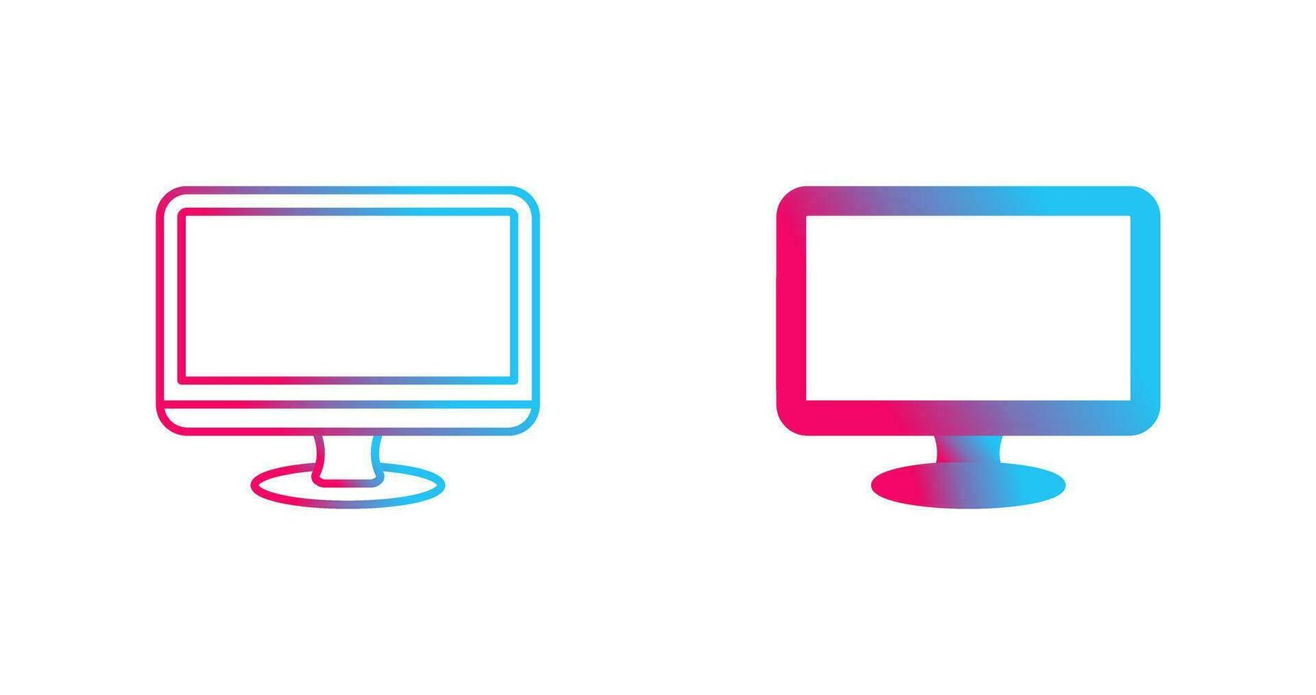 Monitor Vector Icon