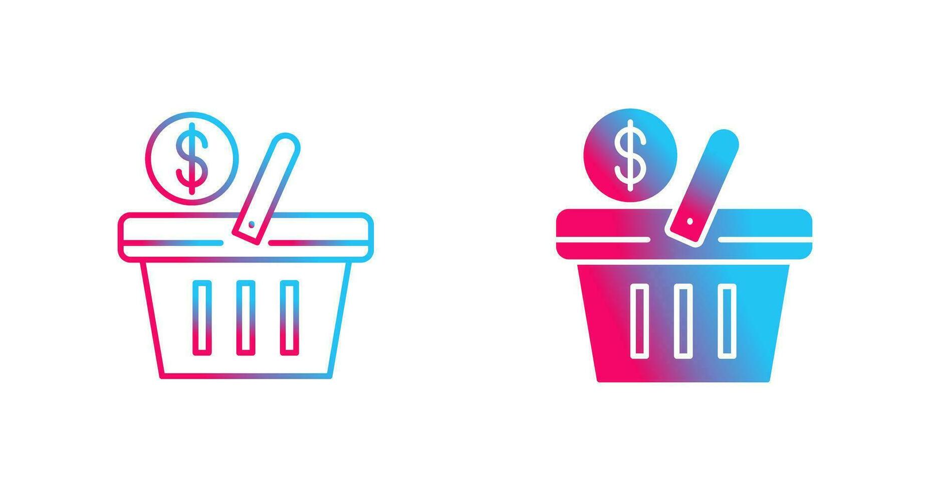 Shopping Basket Vector Icon