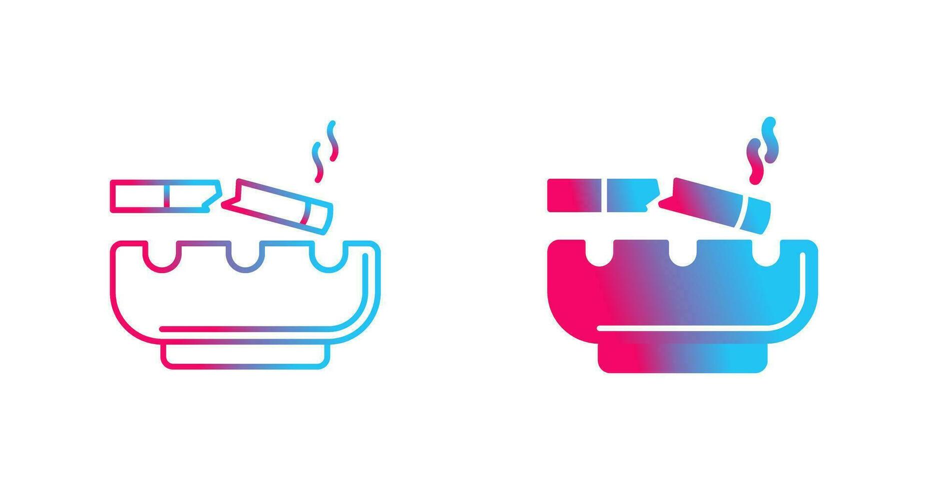 Broken Cigarette Vector Icon