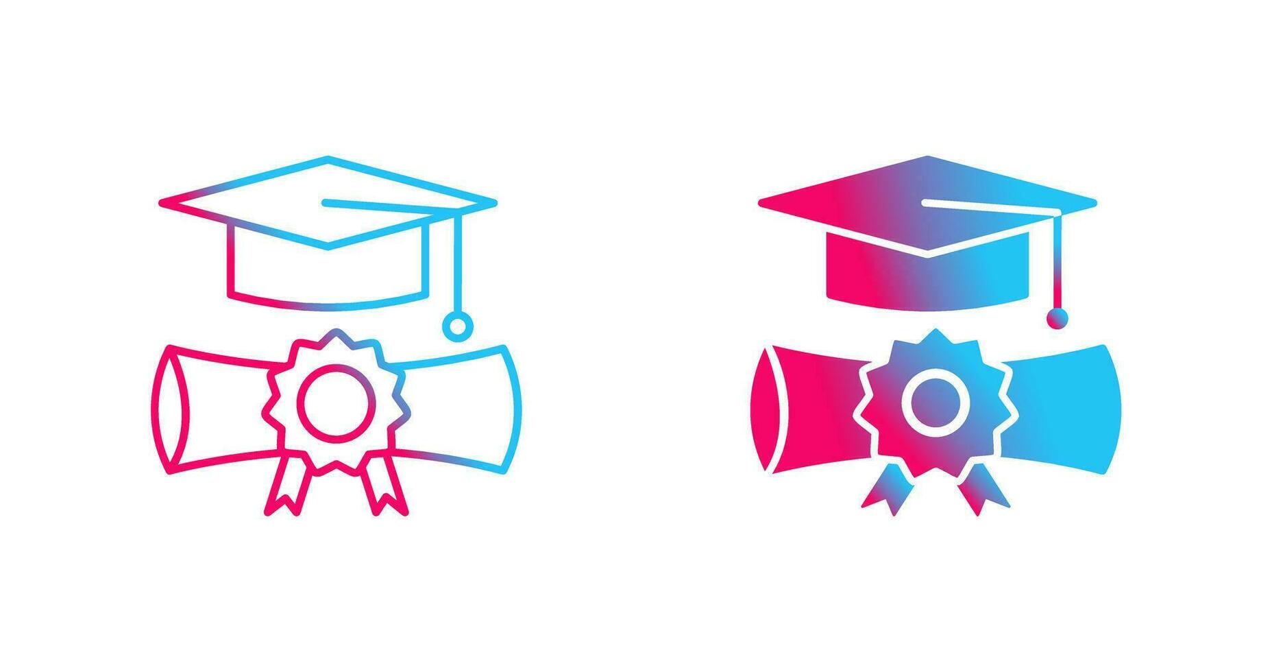 icono de vector de graduación