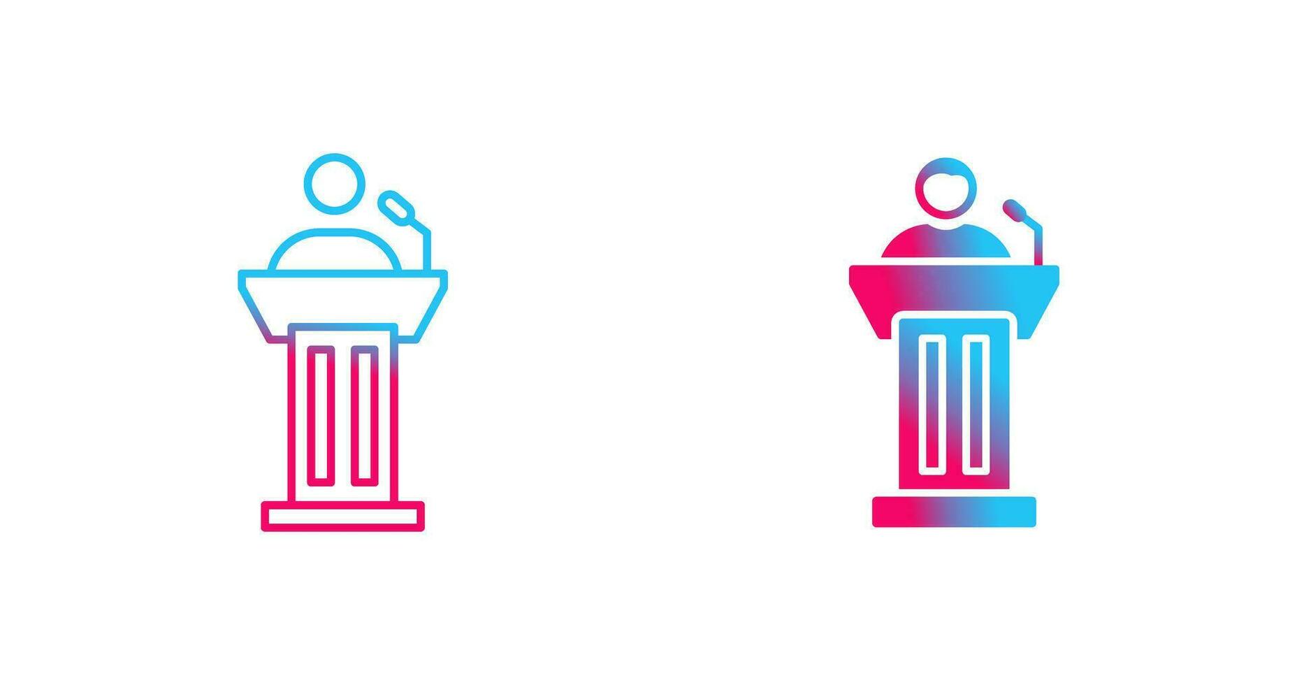 Podium Vector Icon