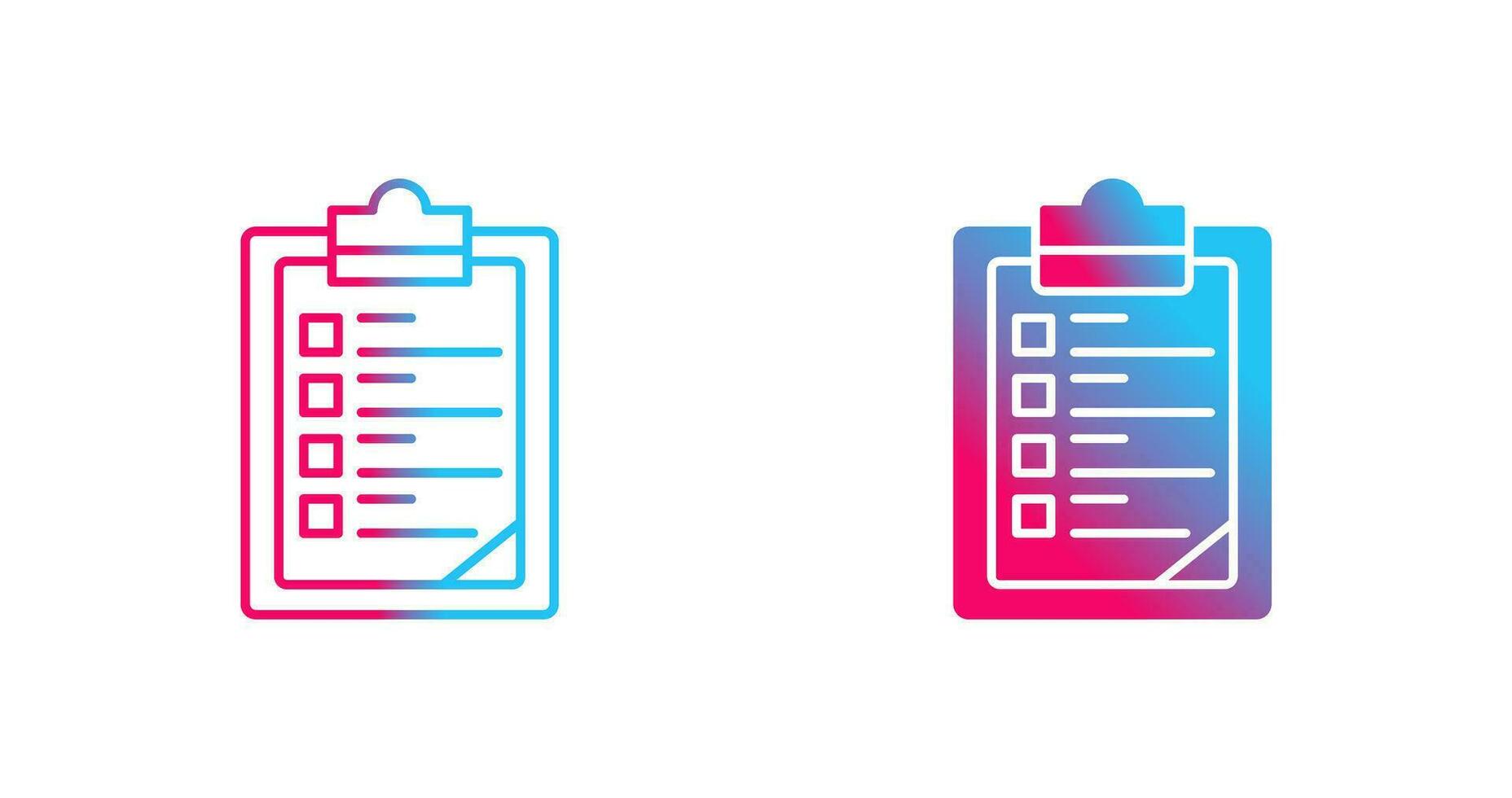 Clipboard Vector Icon