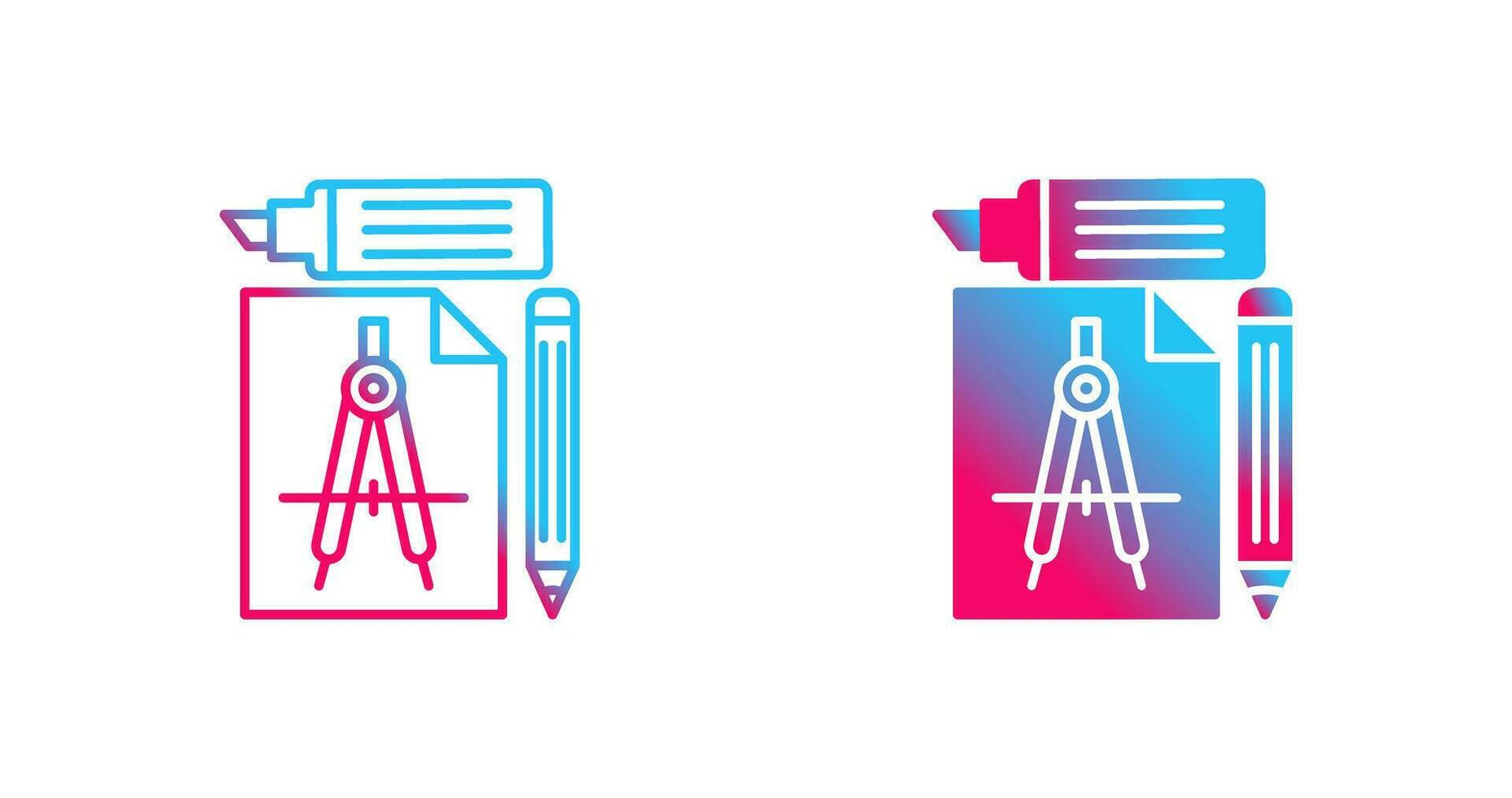 Study Tools Vector Icon