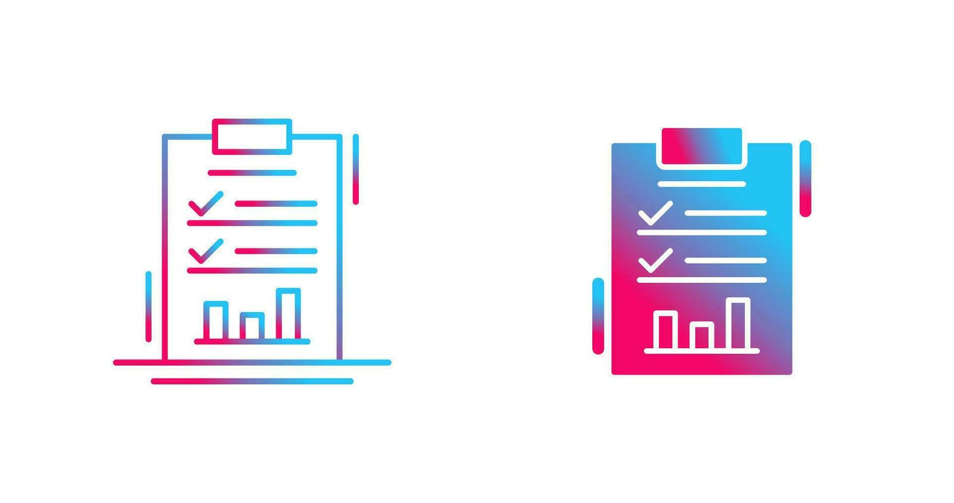 Report List Vector Icon