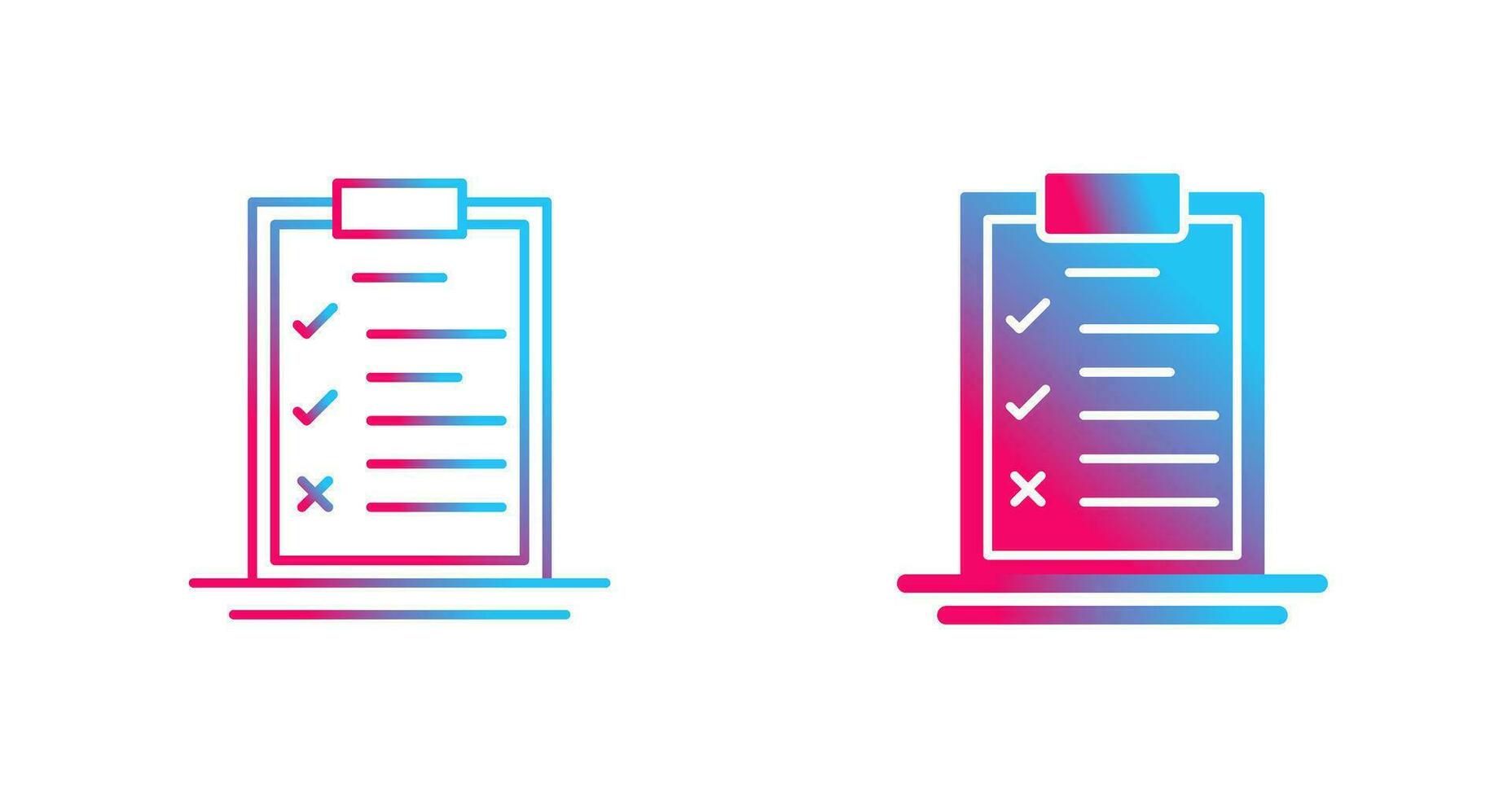 Checklist Vector Icon