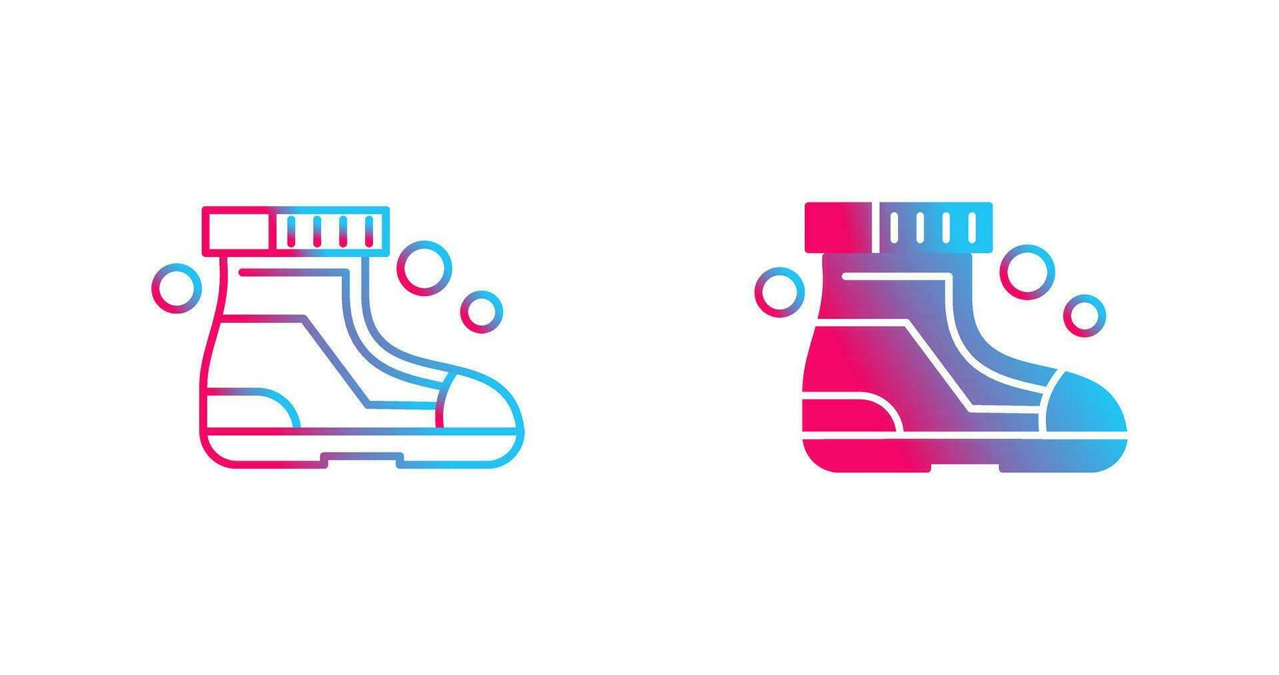 Ski Boots Vector Icon