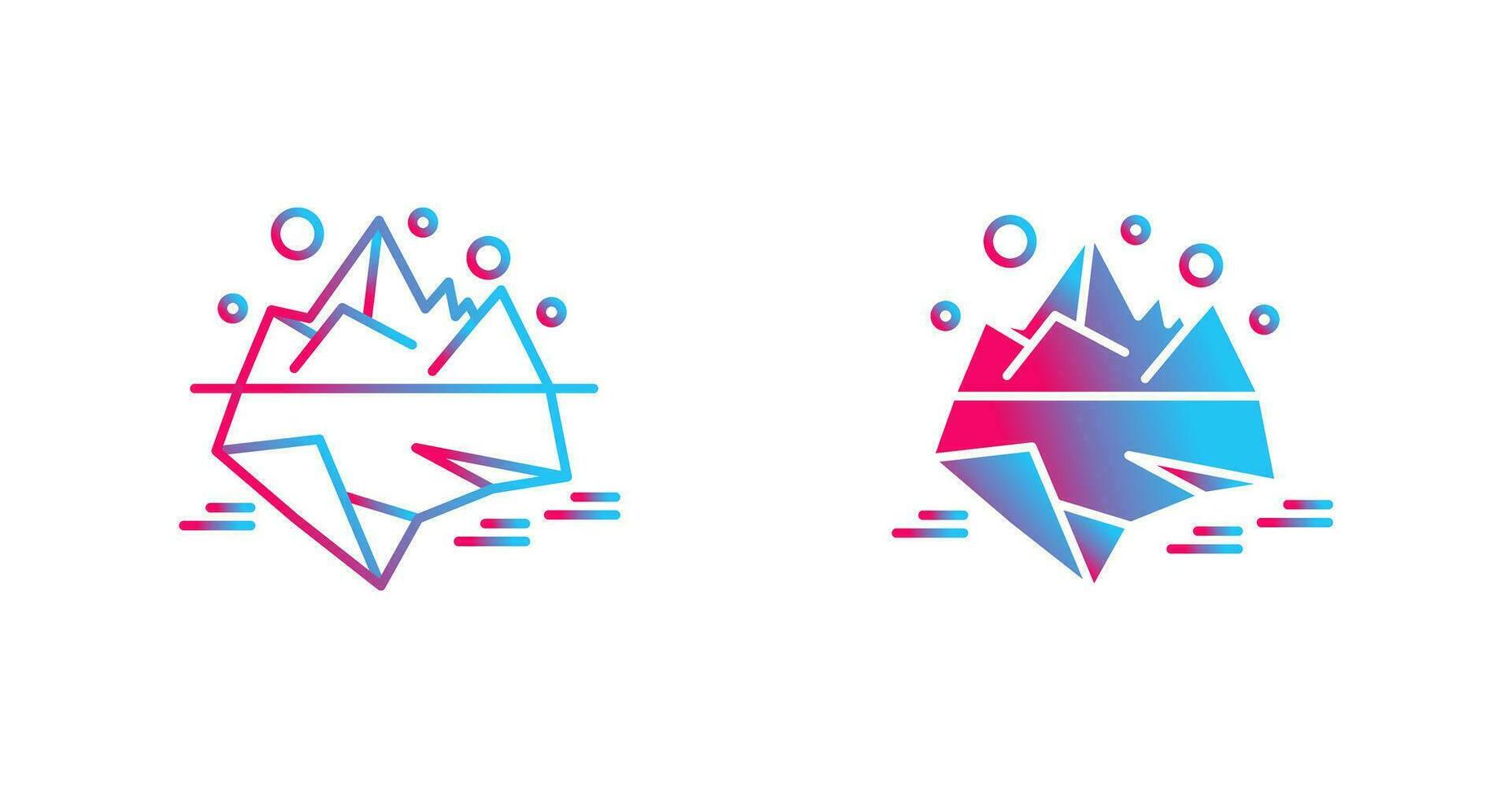 Iceberg Vector Icon