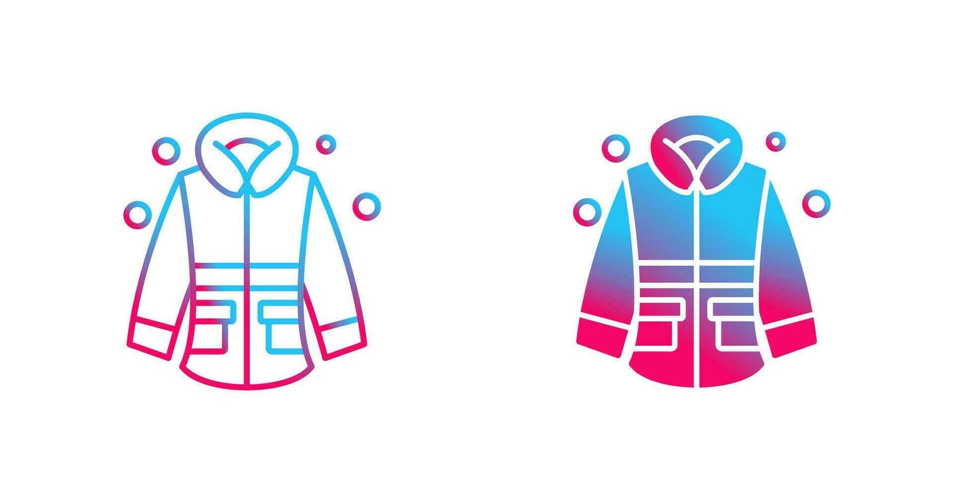 Winter Jacket Vector Icon