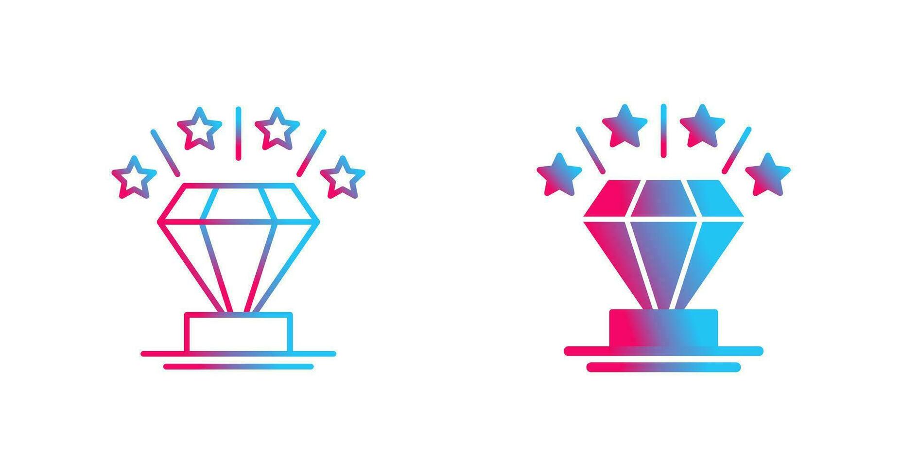 icono de vector de diamante