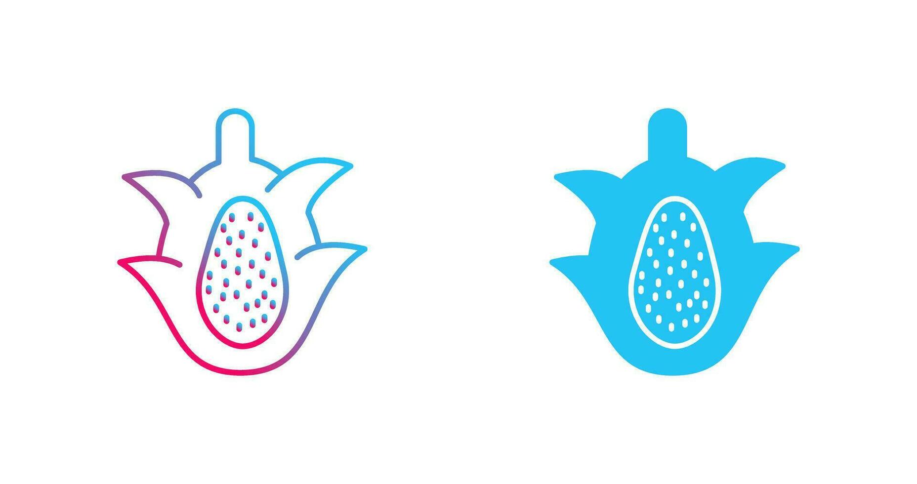 Dragon Fruit Vector Icon