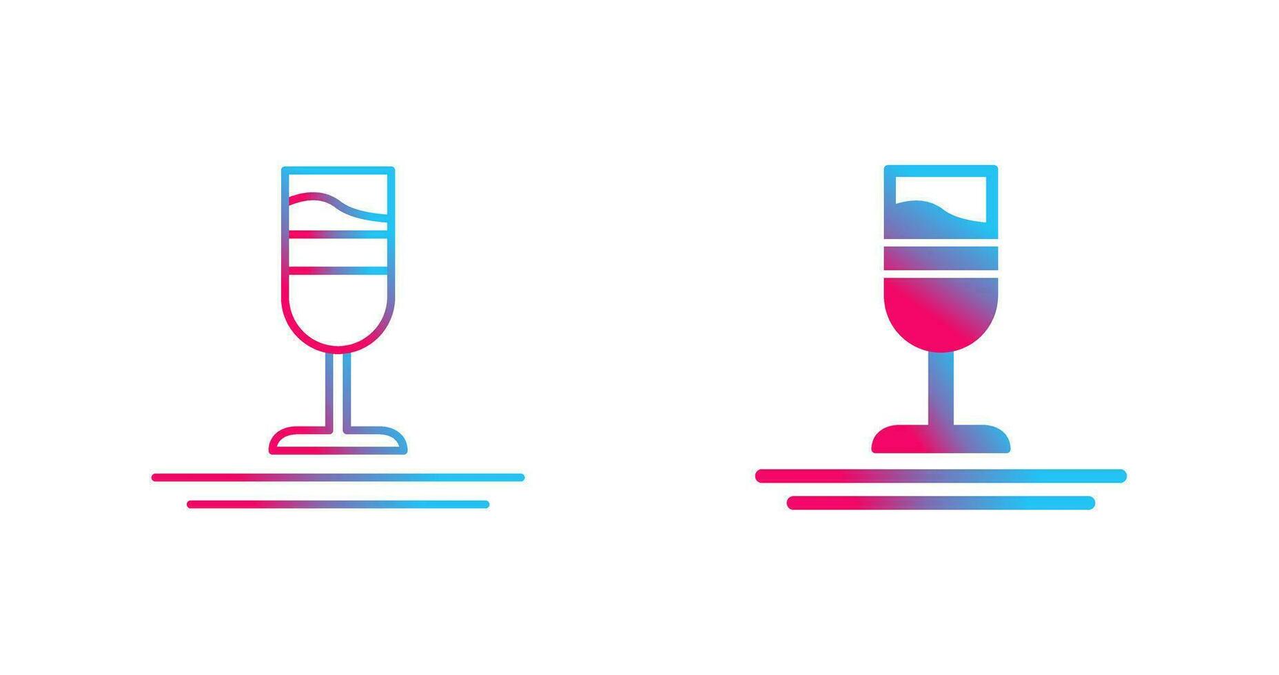 Rainbow Drink Vector Icon