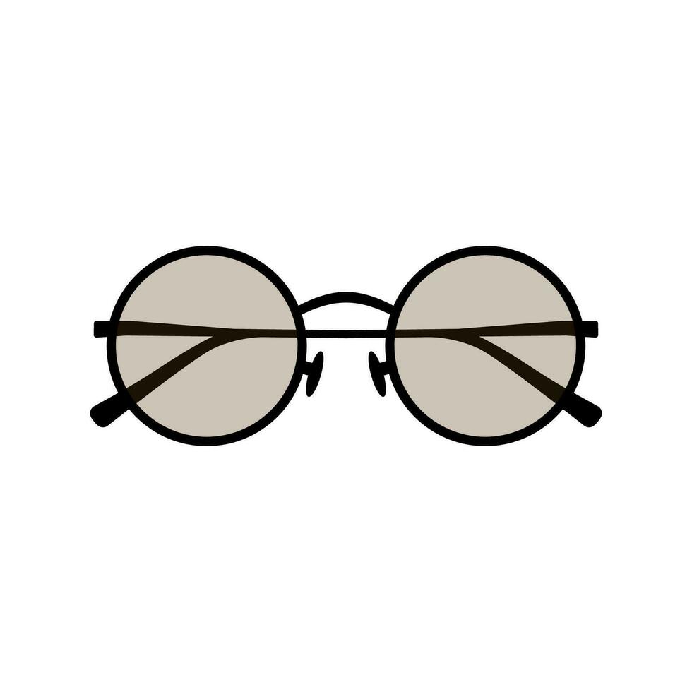 glasses illustration vector isolated white background