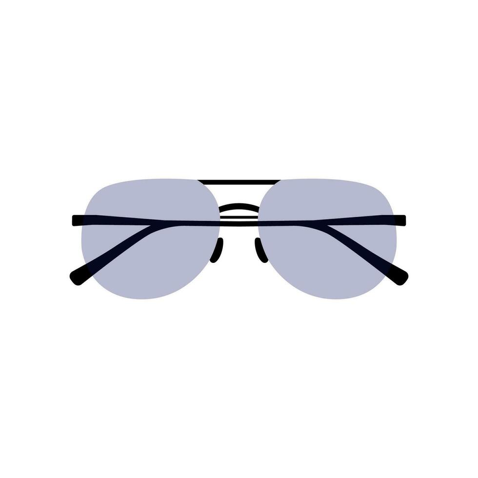 glasses illustration vector isolated white background