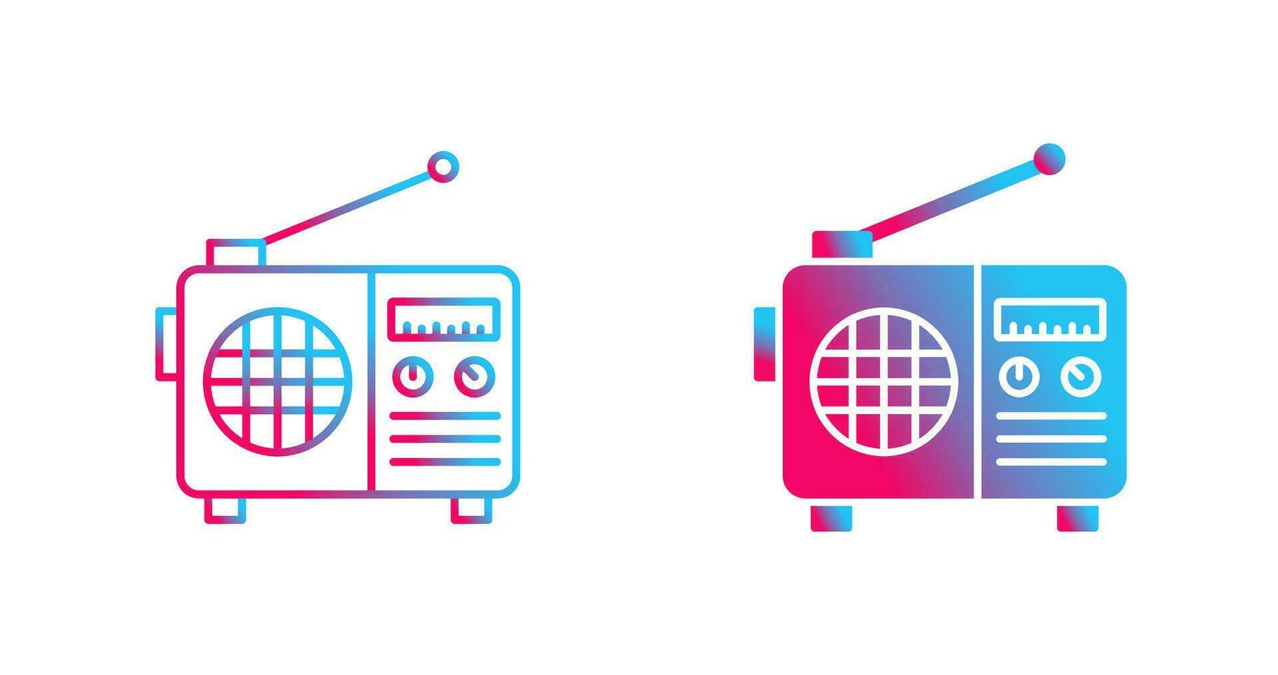 Radio Vector Icon