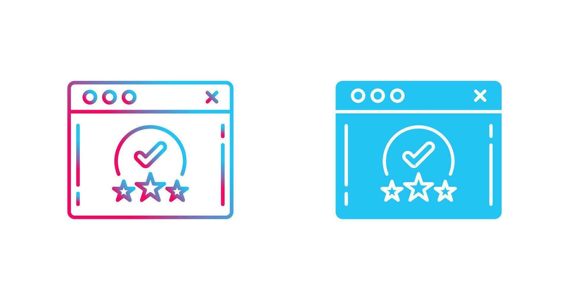 Rating Vector Icon