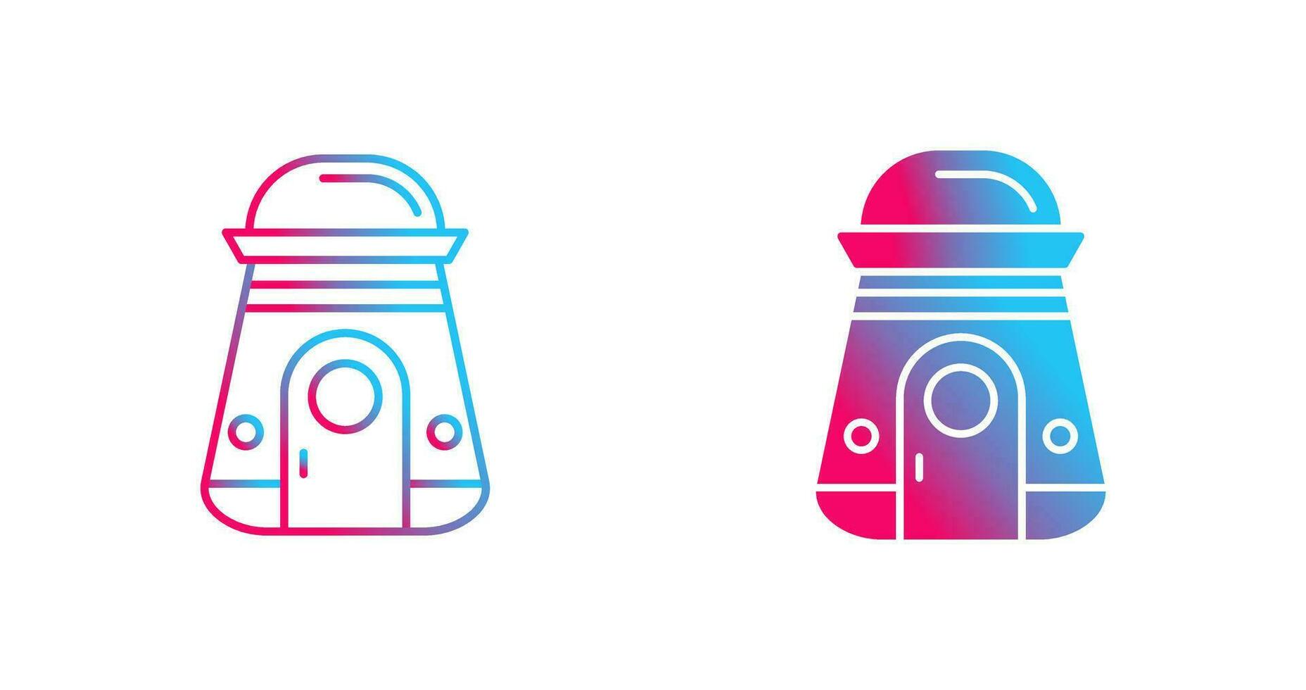 Space Capsule Vector Icon