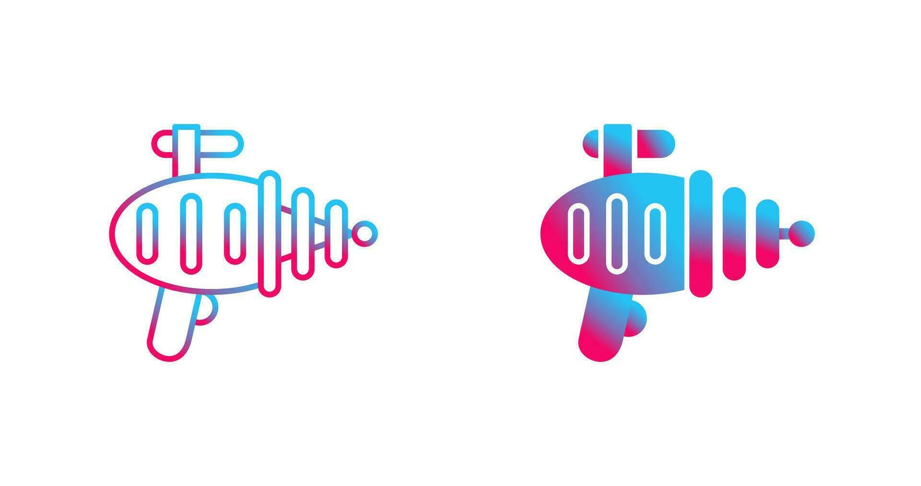 Laser Gun Vector Icon
