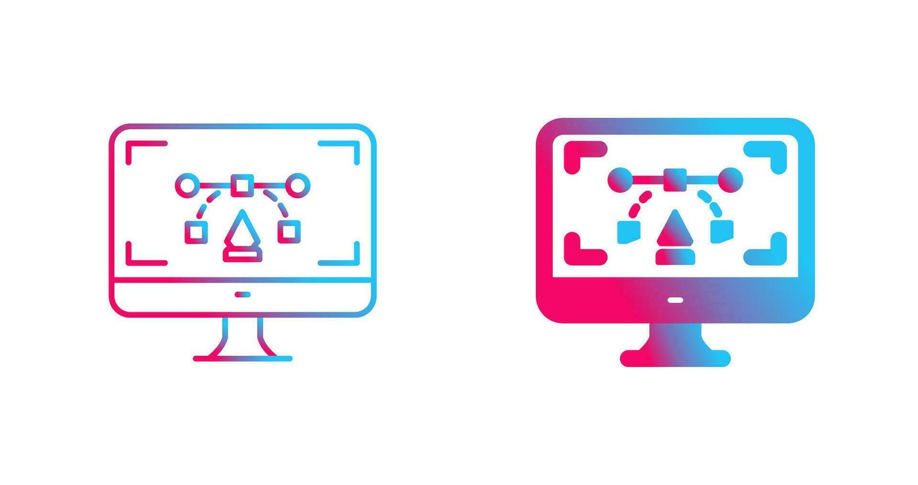 Desktop Vector Icon