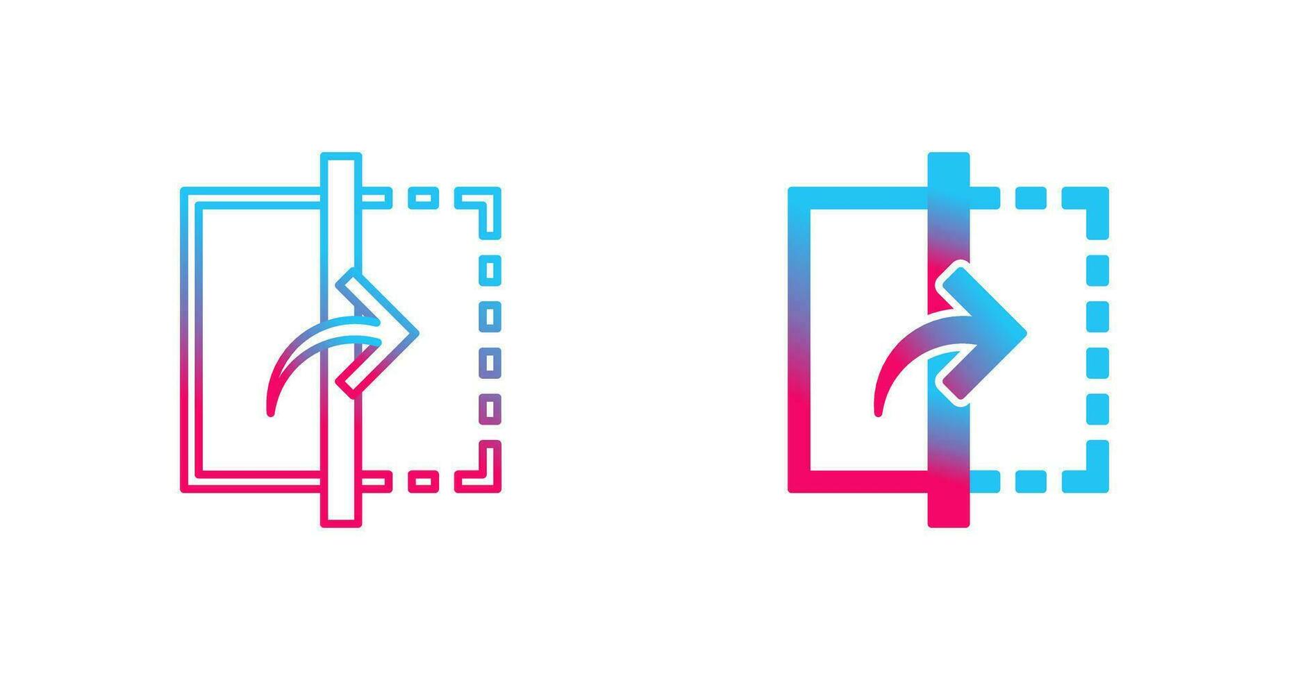 Reflect Vector Icon