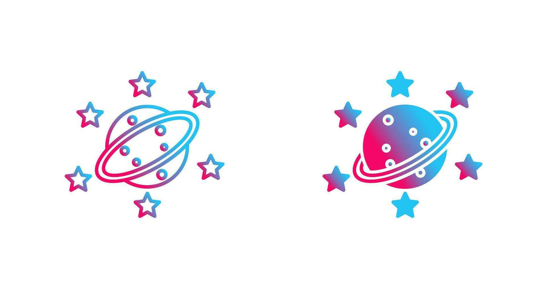 Saturn Vector Icon
