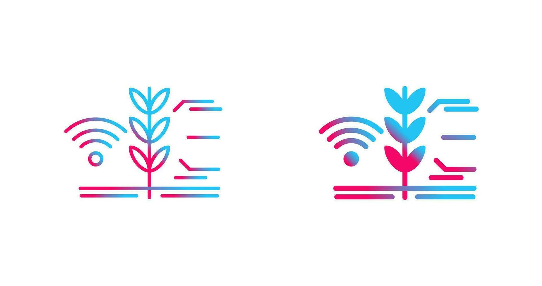 Smart Farm Vector Icon